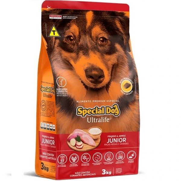 Special Dog Ultralife Júnior Raças Médias e Grandes  15kg