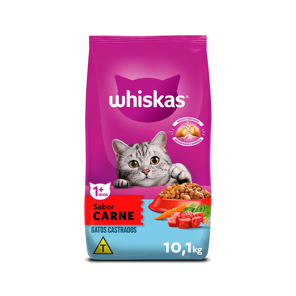 Whiskas Castrados Carne