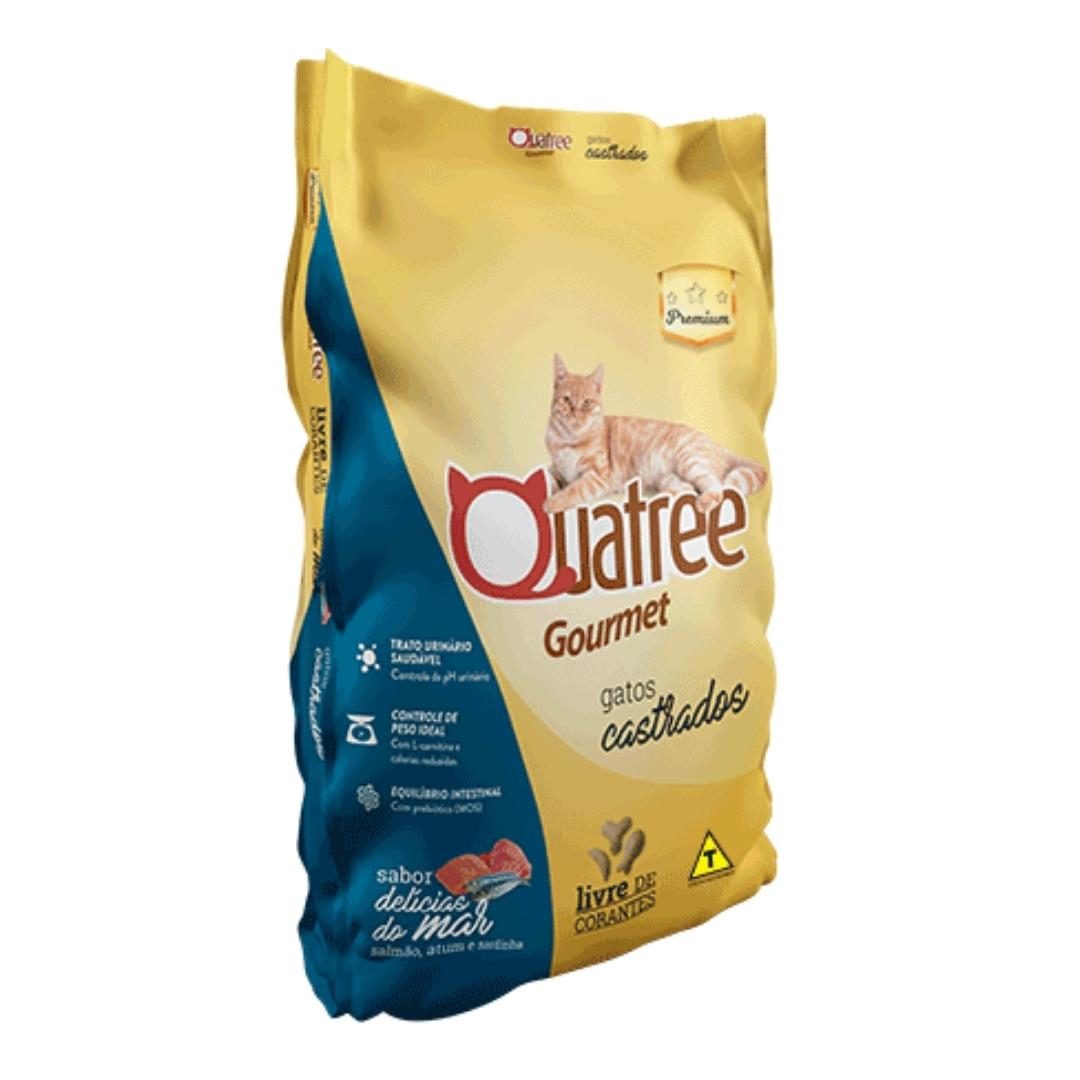 Quatree Gourmet Gatos Castrados Delícias Do Mar 10.1 kg
