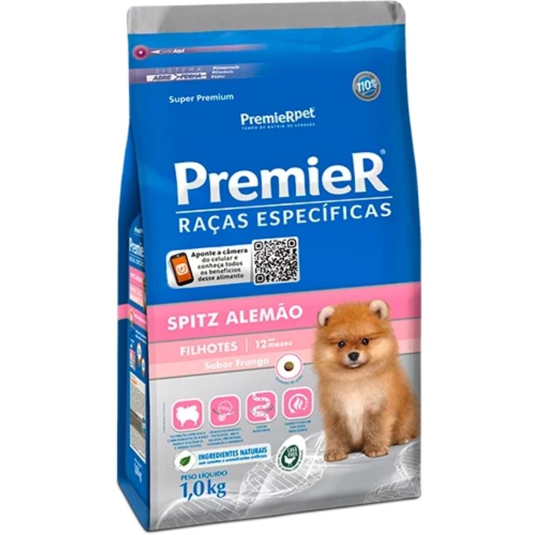 Premier Cães Raças Específicas Spitz Alemão Filhotes Sabor Frango