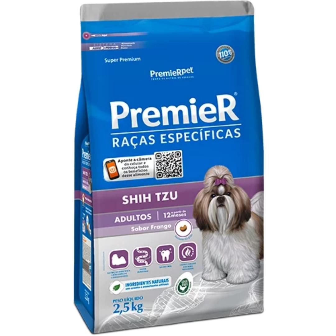 Premier Raças Específicas Shih Tzu Cães Adultos Sabor Frango
