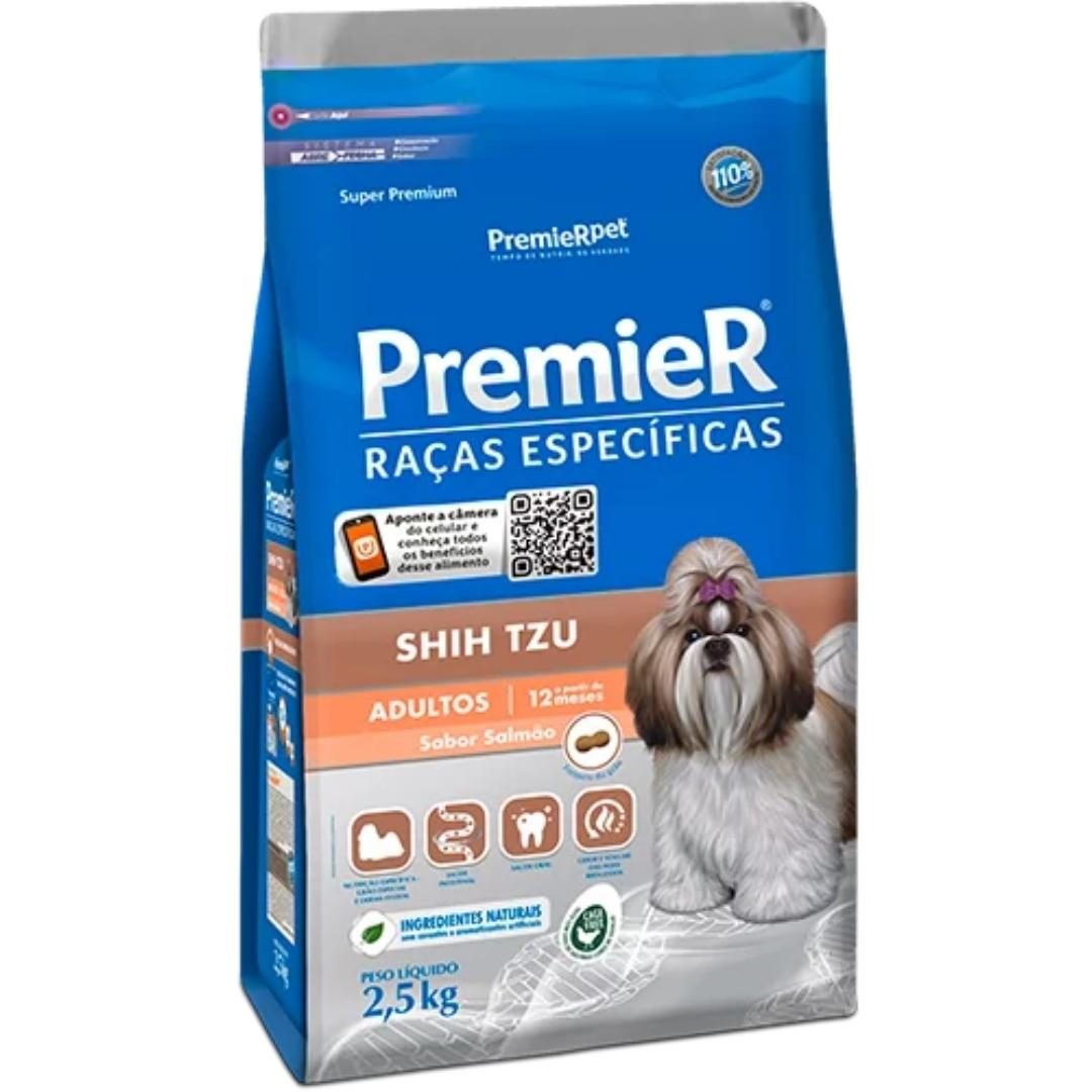 Premier Raças Específicas Shih Tzu Cães Adultos Sabor Salmão
