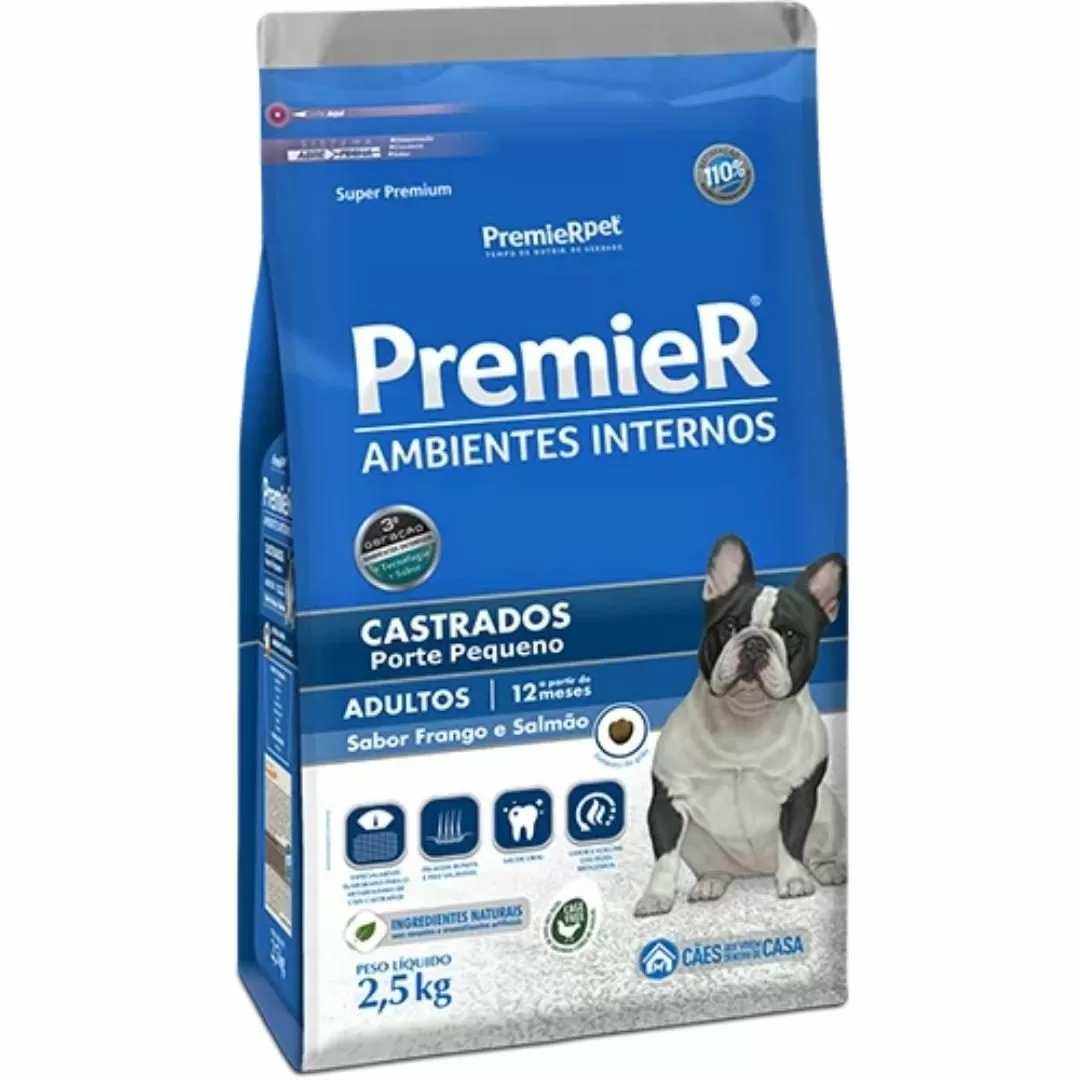 Premier Ambientes Internos Castrados Cães Adultos