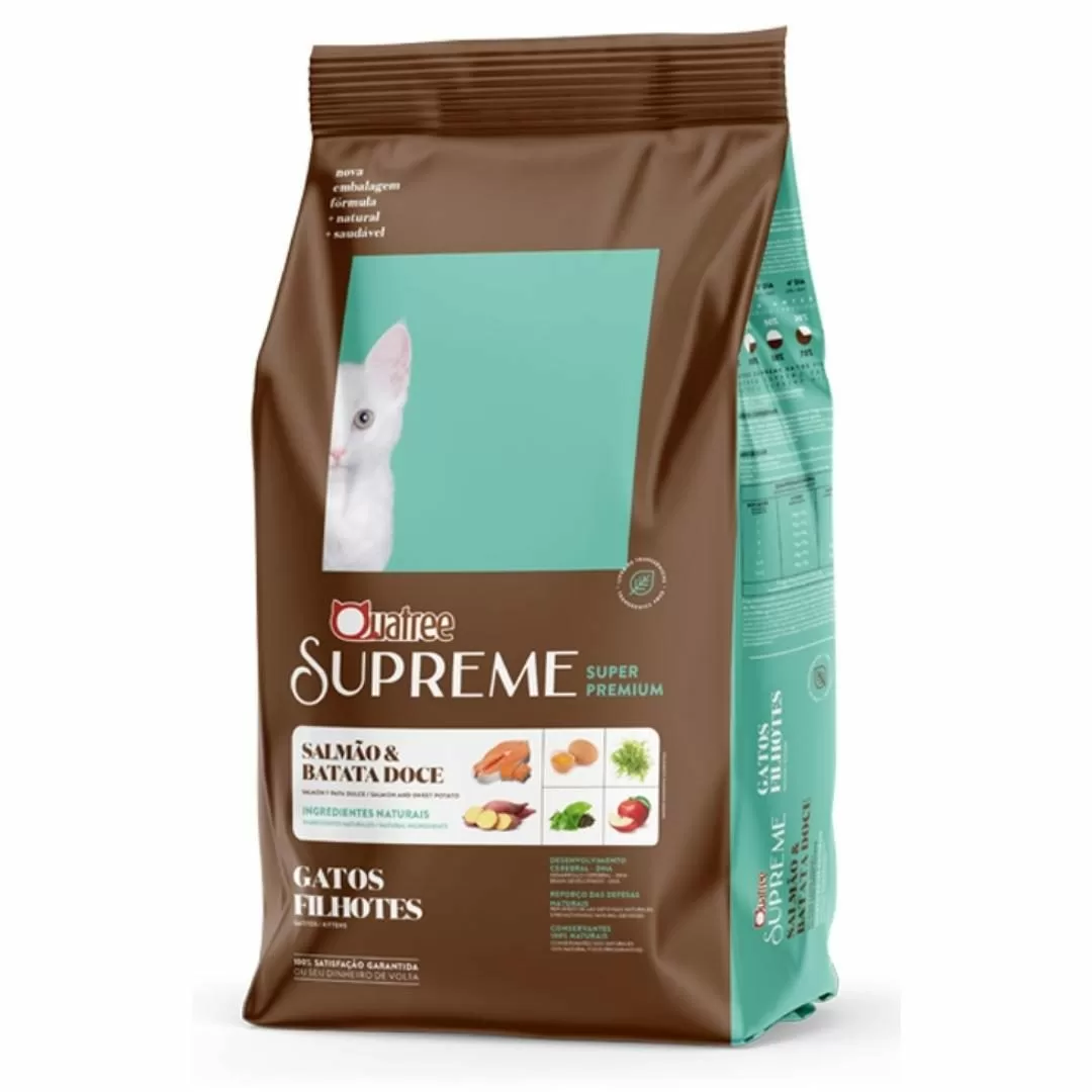 Quatree Supreme Gatos Filhotes Salmão 10.1kg