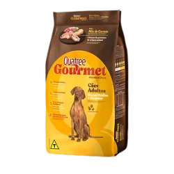 Quatree Gourmet Adultos Raças Médias e Grandes Sem Corantes