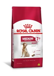 Ração Seca Royal Canin Medium Adult 7+ para Cães Adultos de Porte Médio com 7 Anos ou mais 15 kg
